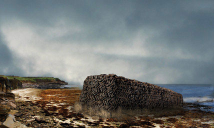 bonfire architecture papa westray orkney